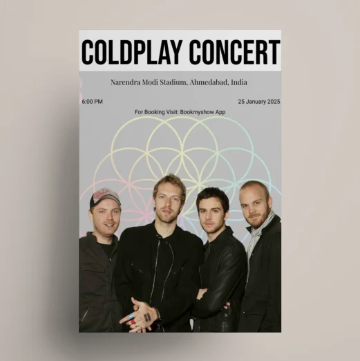 Coldplay mockup